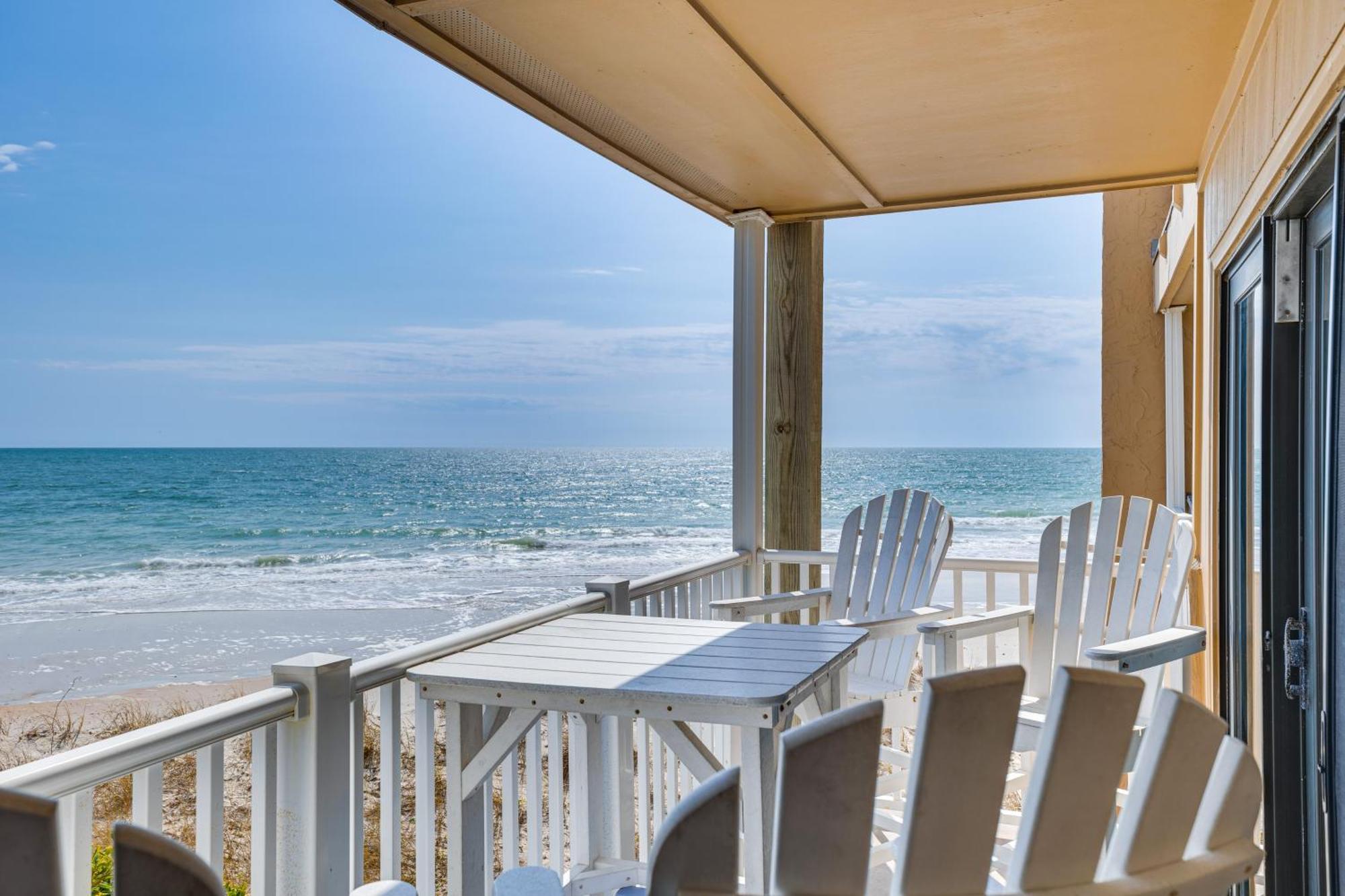 Steps To The Beach Oceanfront Condo With Lanai! North Topsail Beach Exterior foto