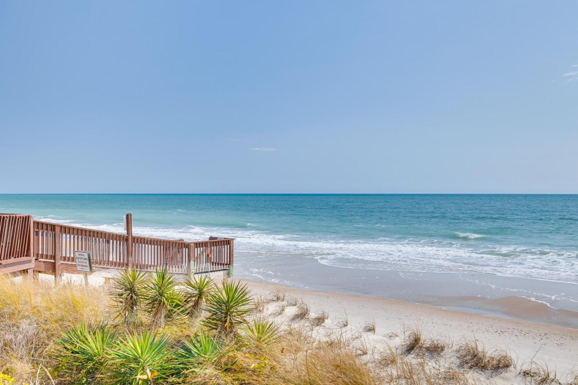 Steps To The Beach Oceanfront Condo With Lanai! North Topsail Beach Exterior foto