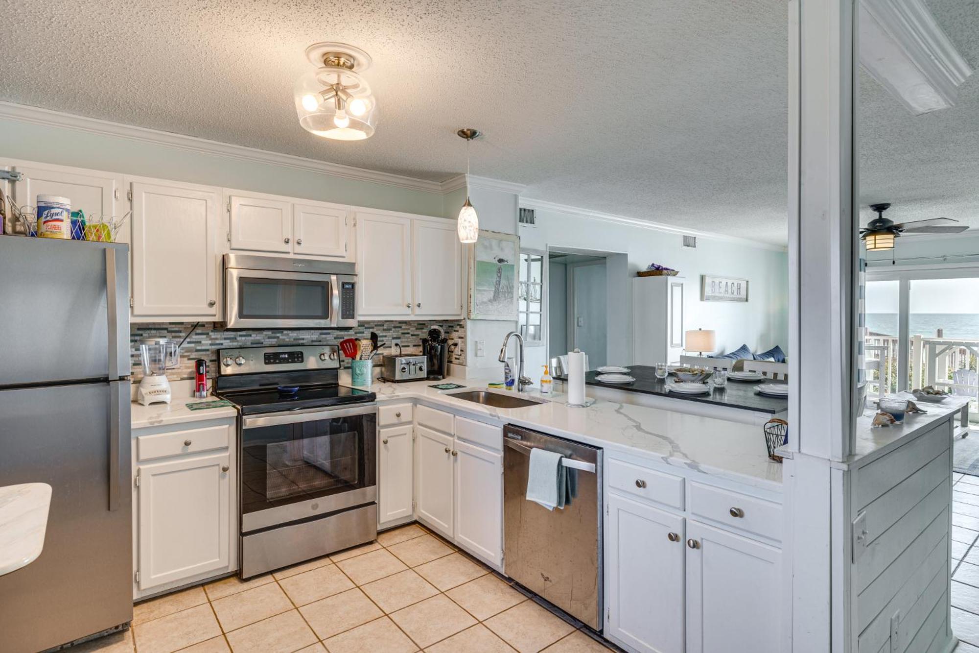 Steps To The Beach Oceanfront Condo With Lanai! North Topsail Beach Exterior foto