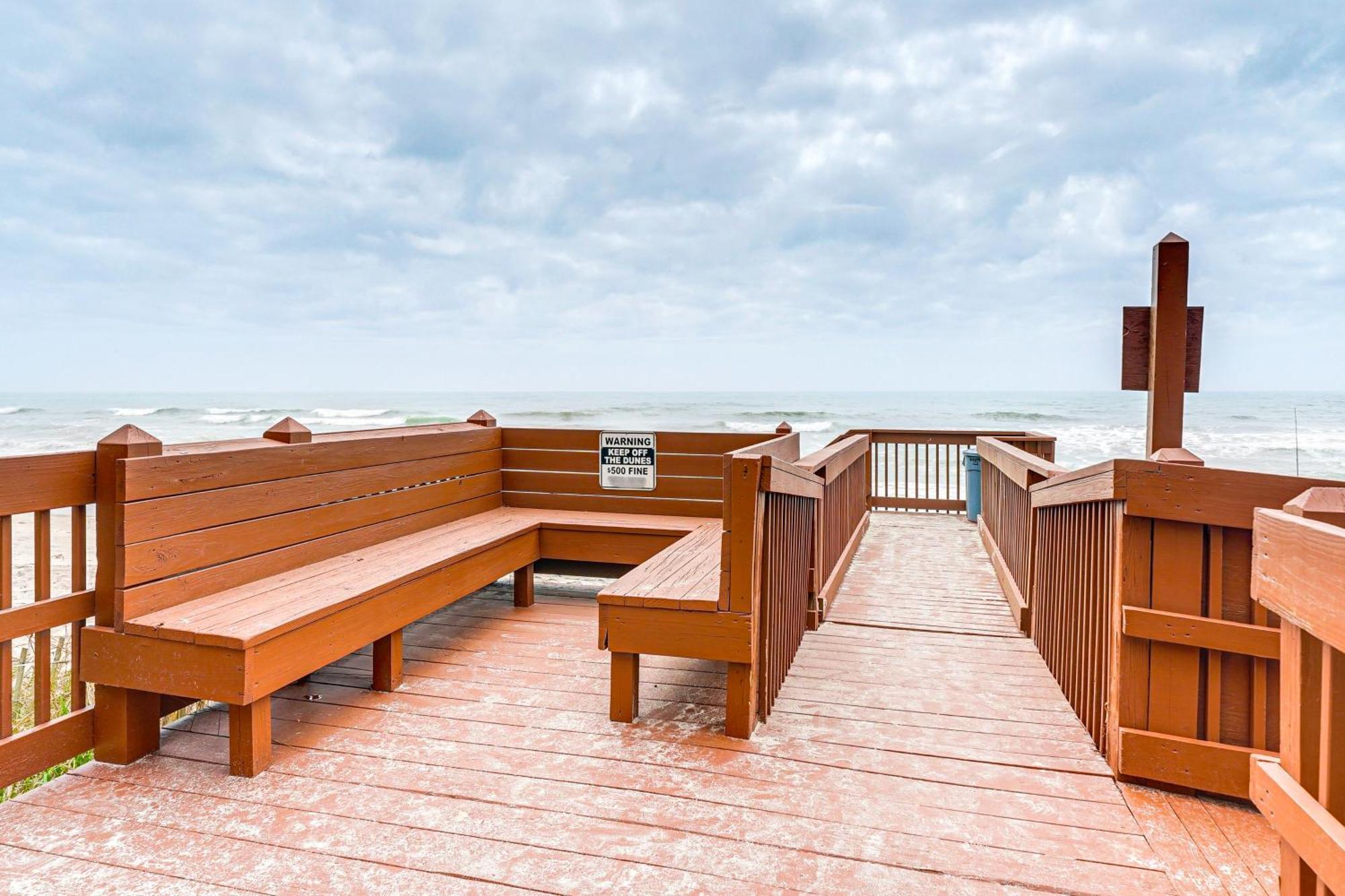 Steps To The Beach Oceanfront Condo With Lanai! North Topsail Beach Exterior foto