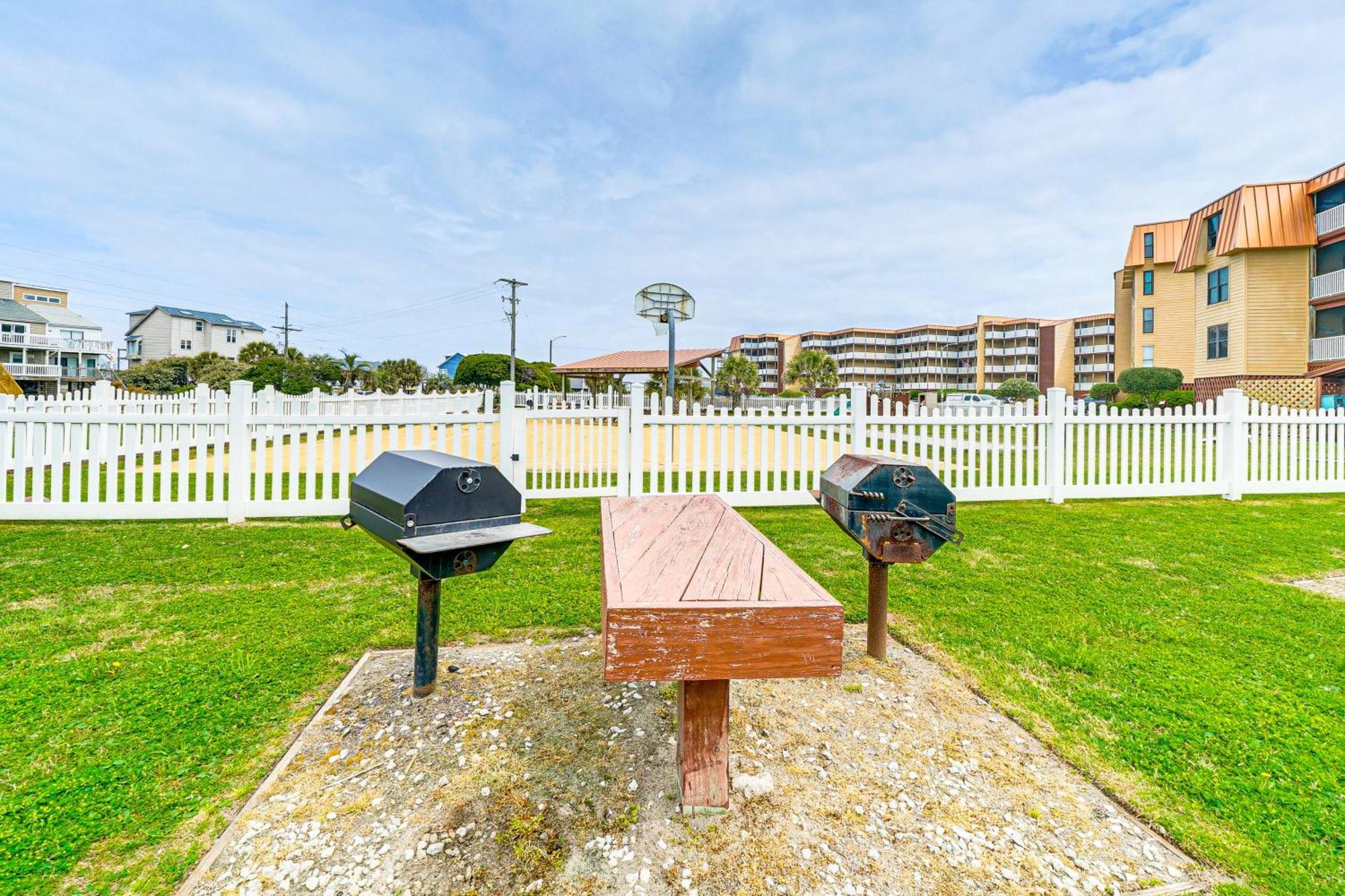 Steps To The Beach Oceanfront Condo With Lanai! North Topsail Beach Exterior foto