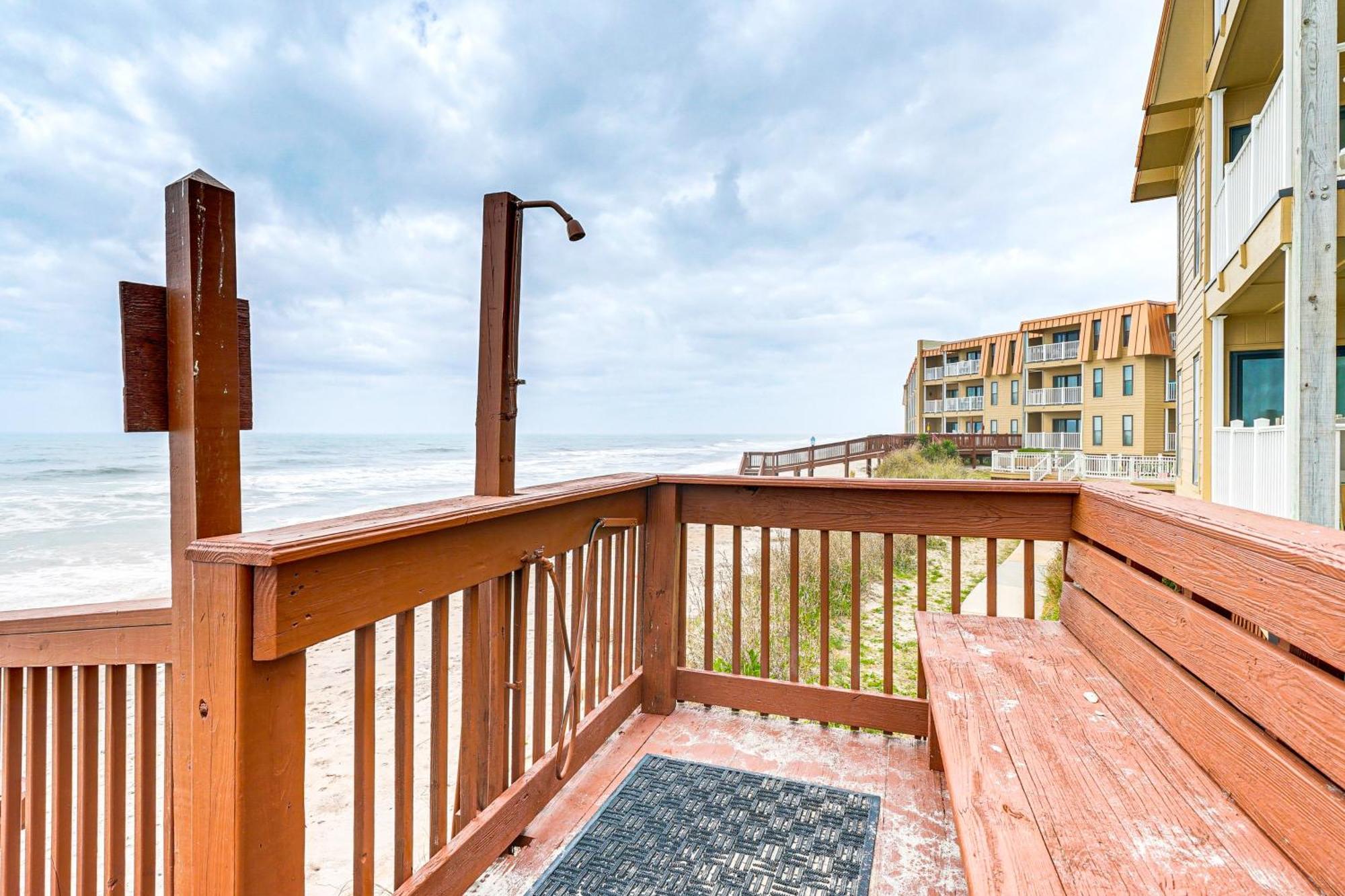 Steps To The Beach Oceanfront Condo With Lanai! North Topsail Beach Exterior foto