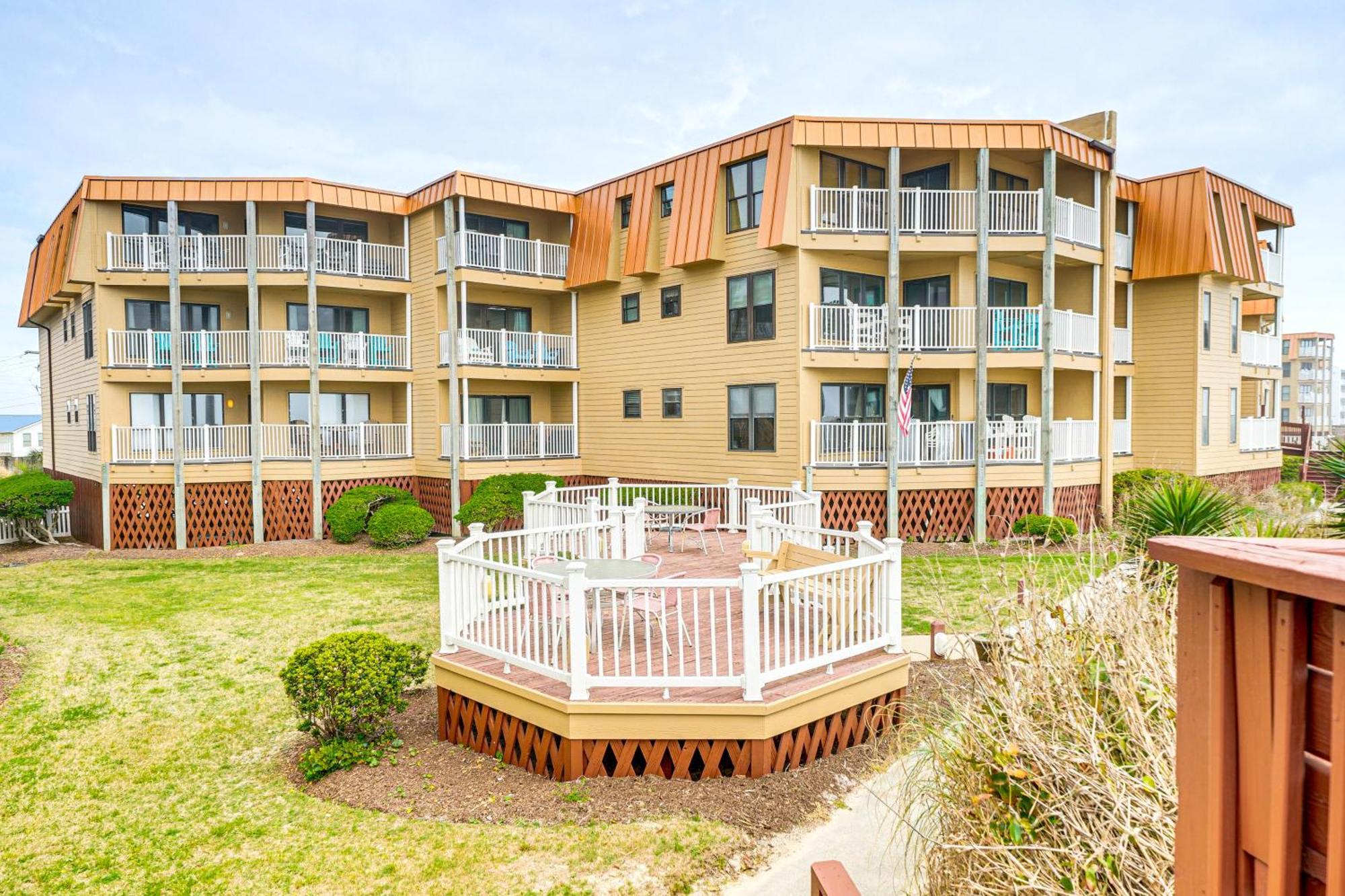 Steps To The Beach Oceanfront Condo With Lanai! North Topsail Beach Exterior foto